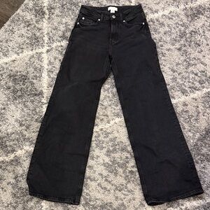H&M Black Flare & Wide Leg Jeans